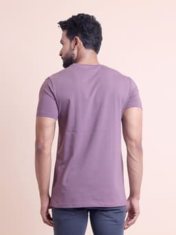 BASIC STRETCHABLE ROUND NECK HALF SLEEVE T-SHIRT