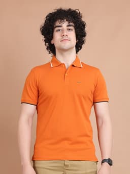 BASIC PREMIUM MERCERISED POLO NECK HALF SLEEVE T-SHIRT