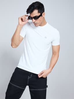 ATHLEISURE ROUND NECK T-SHIRT