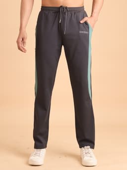 PREMIUM DRY-FIT TRACK PANTS - D.GREY