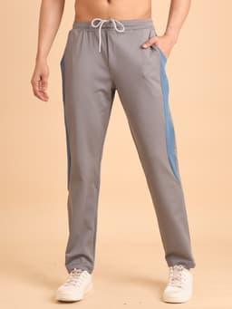 PREMIUM DRY-FIT TRACK PANTS - L.GREY