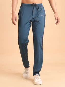 PREMIUM DRY-FIT TRACK PANTS - PETROL