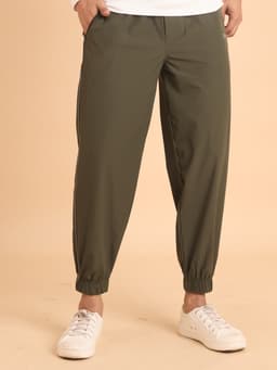 PREMIUM QUICK DRY JOGGERS - OLIVE