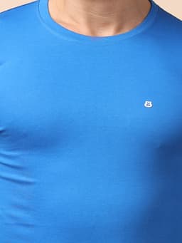 BASIC ROUND NECK FULL SLEEVE - INKBLUE