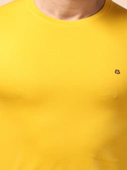 BASIC ROUND NECK FULL SLEEVE - LEMON