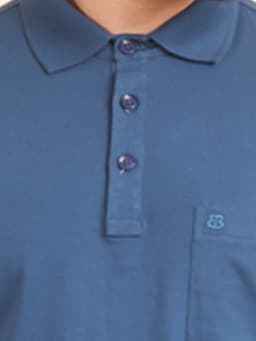 BASIC POLO NECK FULL SLEEVE - PETROL