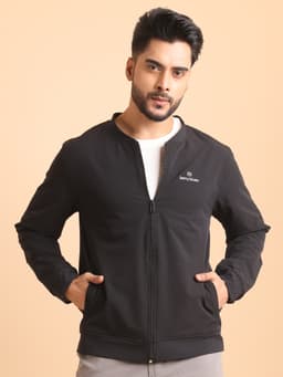 PREMIUM COMFORT BOMBER JACKETS-BLACK