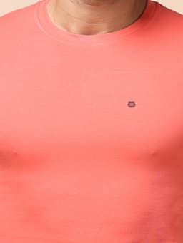 BASIC ROUND NECK HALF SLEEVE - FUCHSIA
