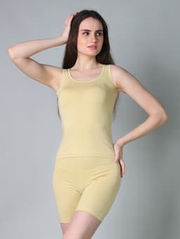 WOMEN'S PREMIUM STRETCHABLE CAMISOLE - BEIGE