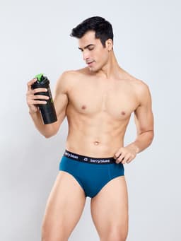 BASIC STRETCHABLE BRIEF - PETROL