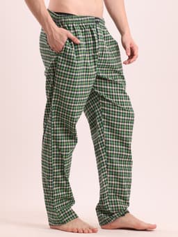 PREMIUM 100% COTTON CHEKERED LOUNGE PANTS