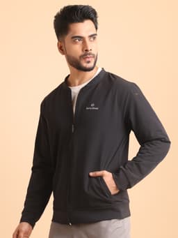 PREMIUM COMFORT BOMBER JACKETS-BLACK