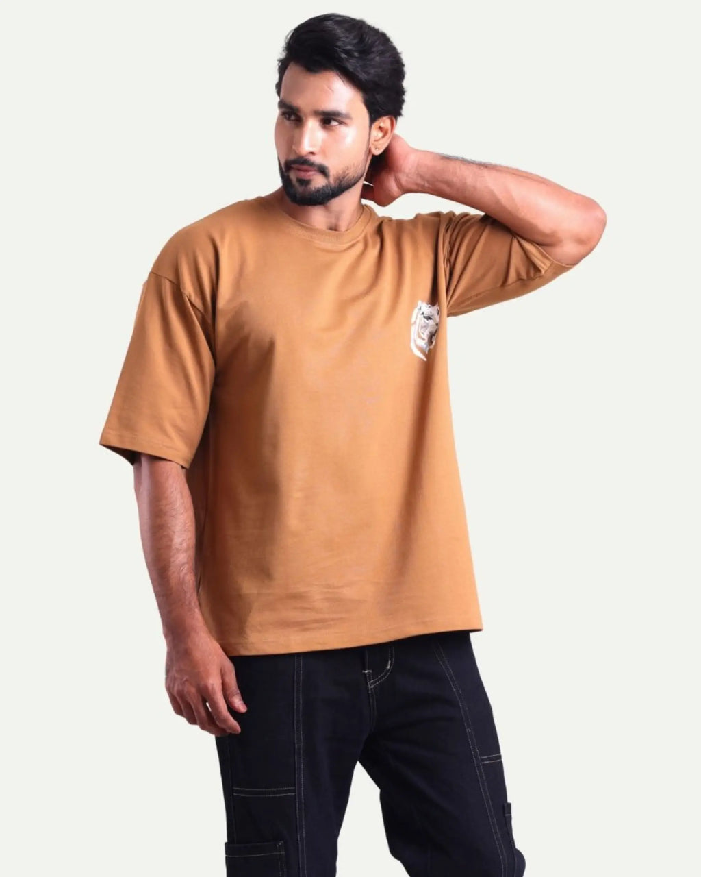 Men's Oversized Graphic T-Shirt - Tiger Edition