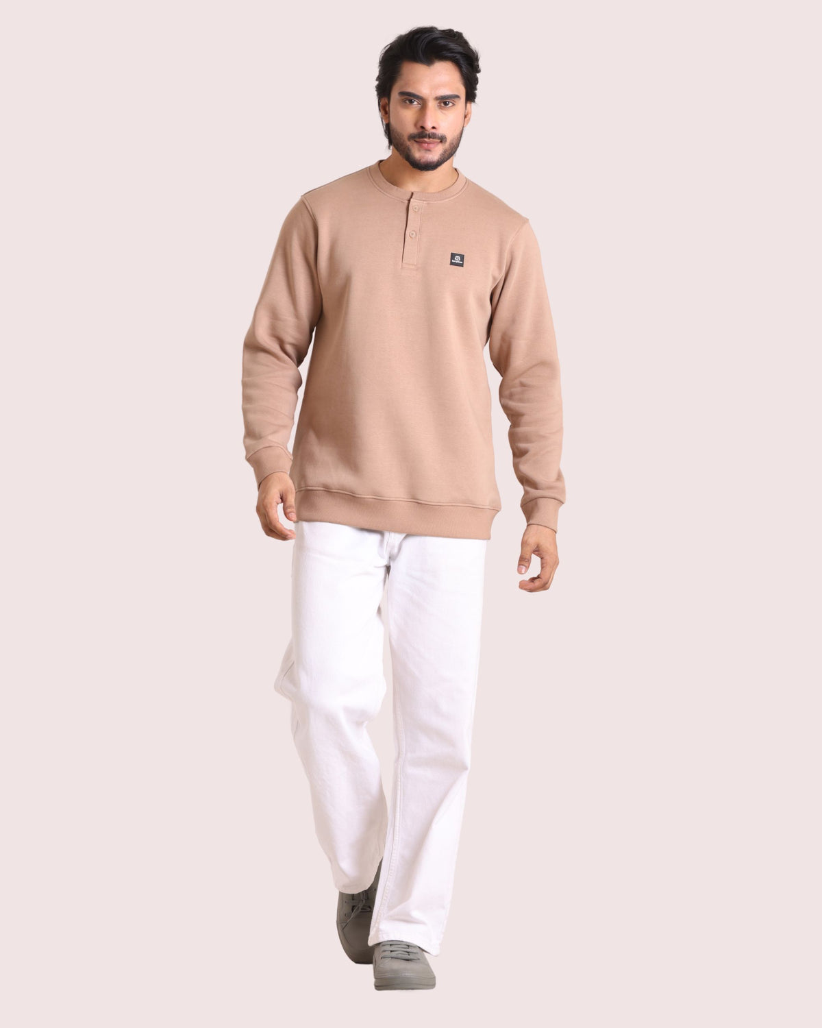 Haven Henley Fleece Sweatshirt