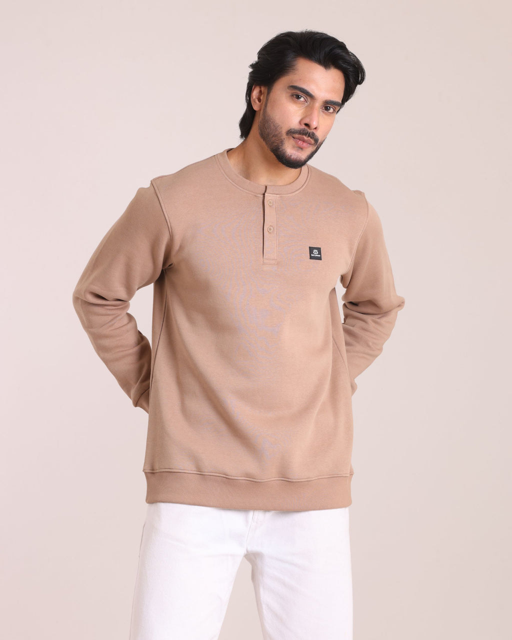 Haven Henley Fleece Sweatshirt
