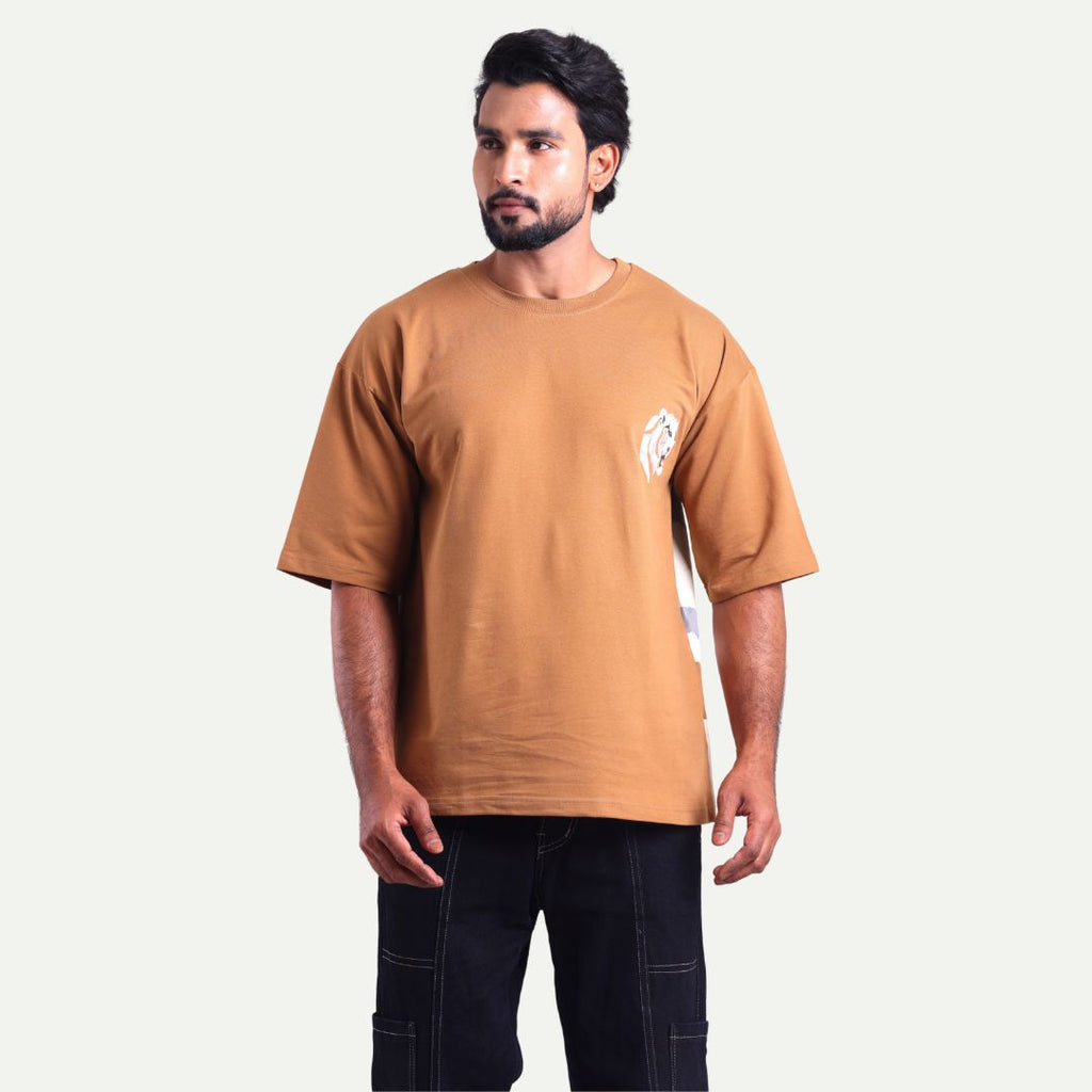 Men's Oversized Graphic T-Shirt - Tiger Edition