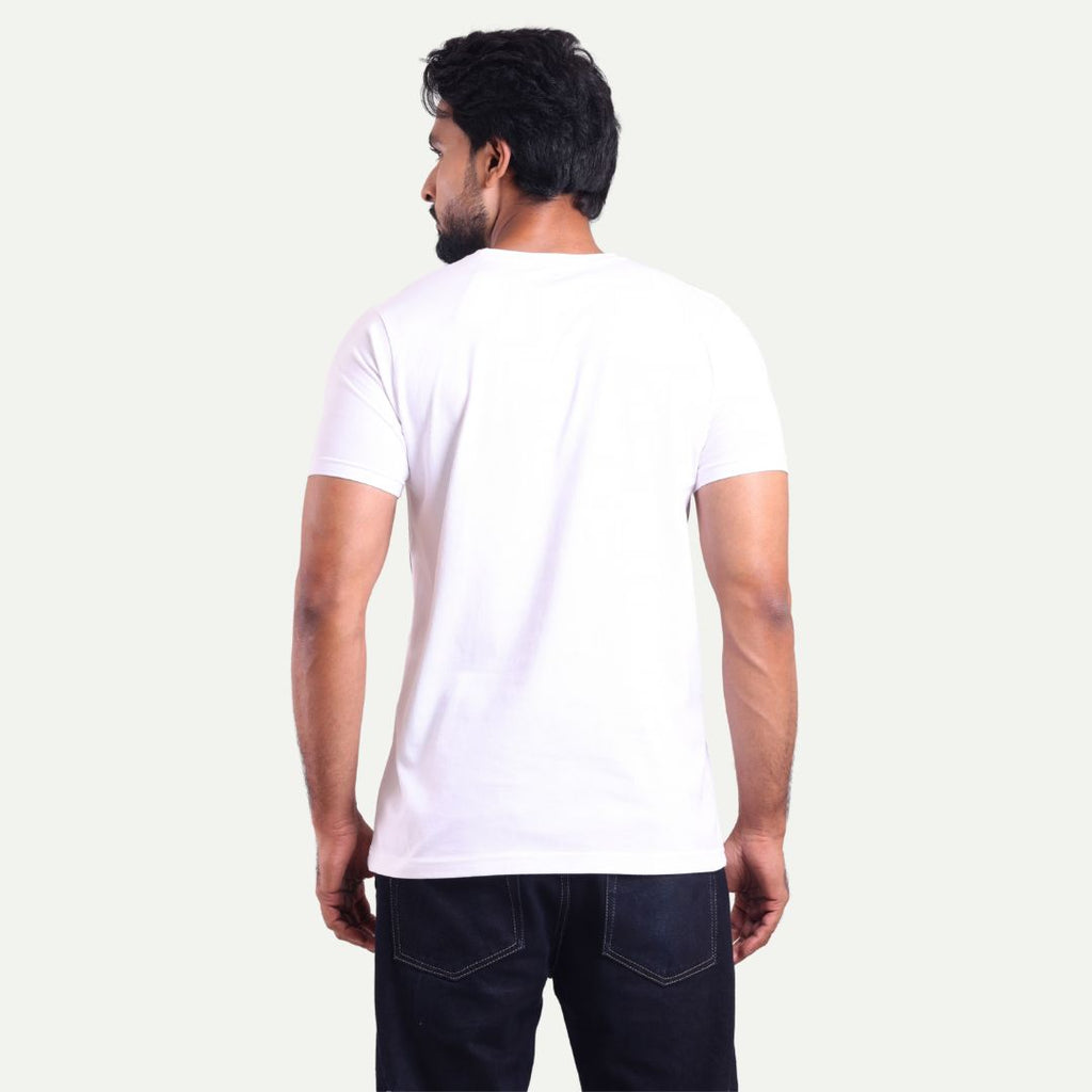 Men's Printed Round Neck T-Shirt - Logo Street Graphic