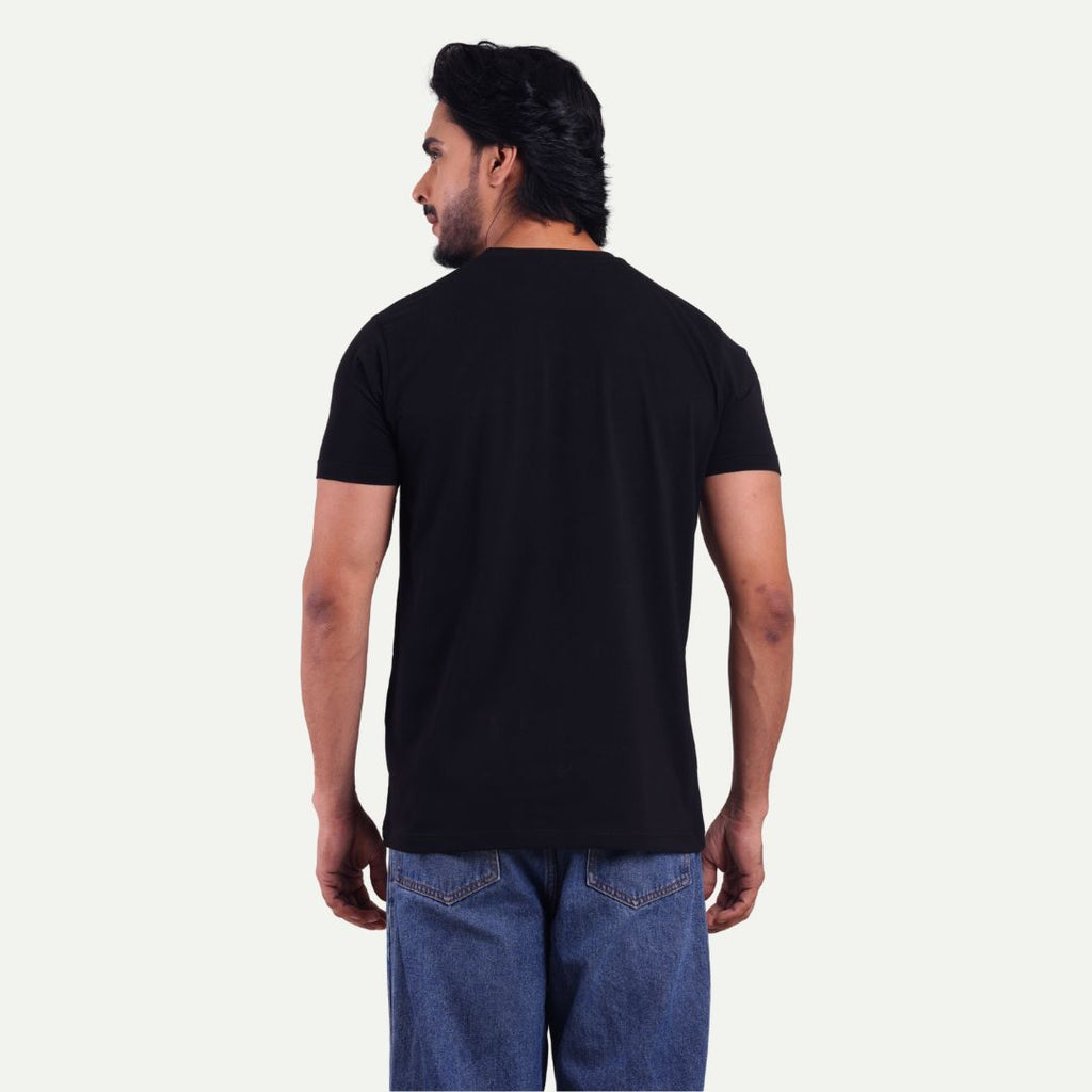 Men's Printed Round Neck T-Shirt - Forest Graphic