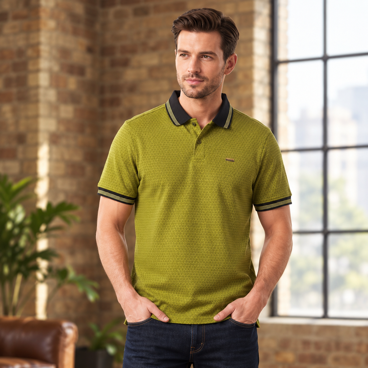 Aero Texture Polo T-Shirt