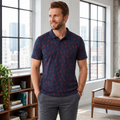 Urban Sketch Printed Polo T-Shirt
